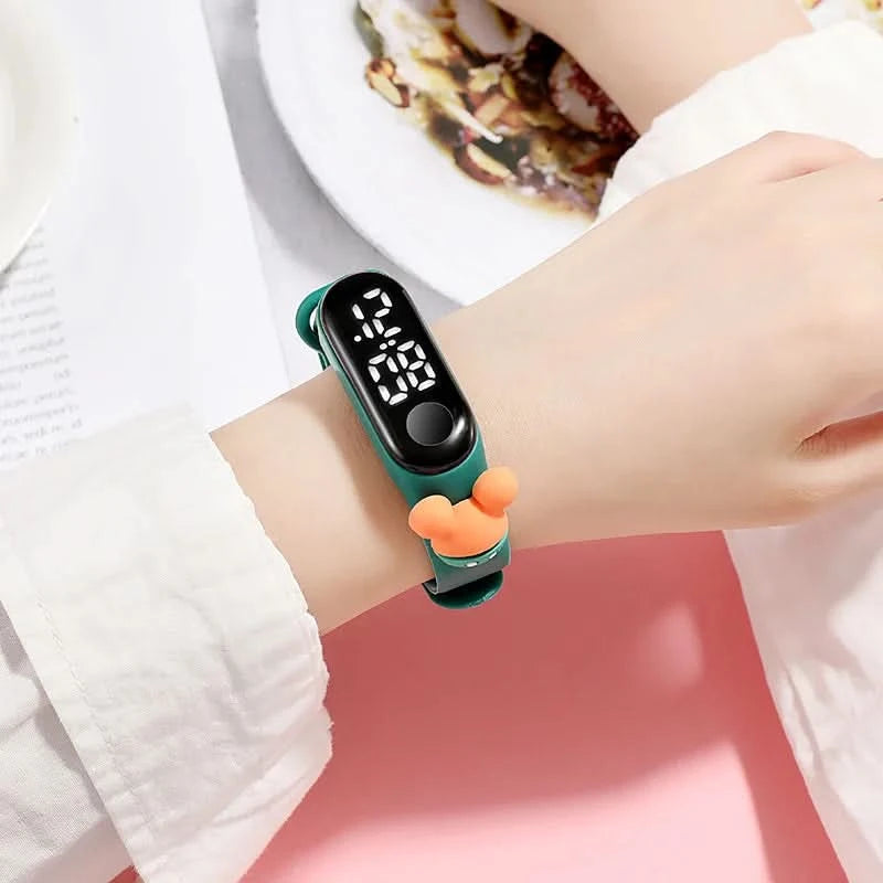 Fashion Mickey & Marvel Superhero Children's LED Sports Watches | Waterproof & Touch Display - FitZone360