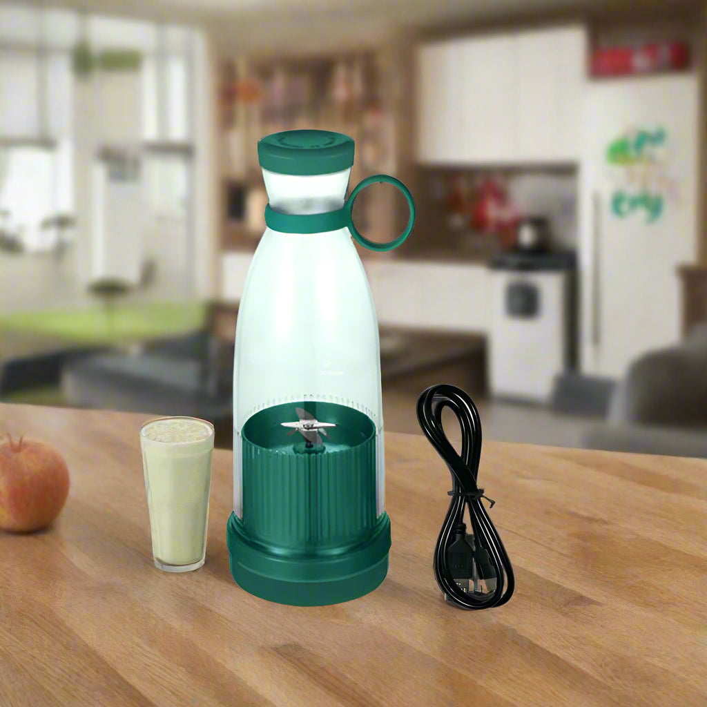 Portable USB Rechargeable Mixer & Fresh Fruit Juicer | Perfect for Smoothies & Juices - FitZone360