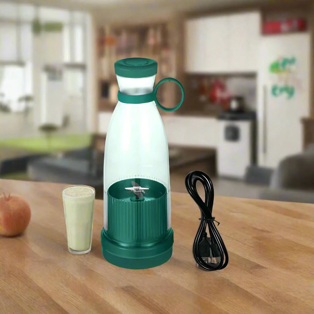Portable USB Rechargeable Mixer & Fresh Fruit Juicer | Perfect for Smoothies & Juices - FitZone360