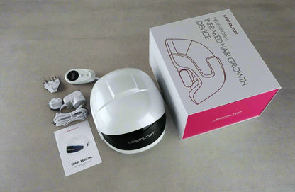 "Infrared Laser Hair Growth Helmet | FDA-Cleared LLLT Therapy for Hair Regrowth" - FitZone360