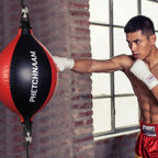 Leather Boxing Speedball | Ceiling to Floor Punching Speed Ball - FitZone360