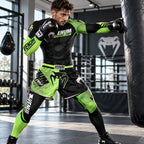 Men’s MMA & BJJ 3-Piece Rash Guard Set – No-Gi Grappling & Muay Thai Training Gear