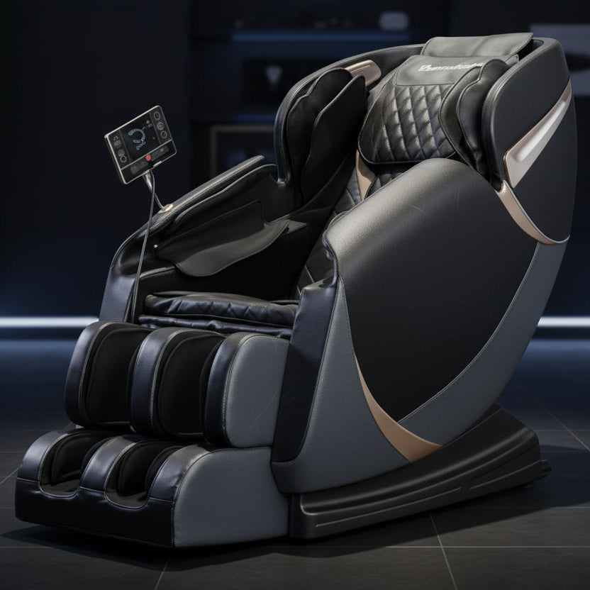 Bugatti Luxury Full-Body Massage Chair | Zero Gravity, Heating & AI Voice Control - FitZone360