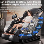 Bugatti Luxury Full-Body Massage Chair | Zero Gravity, Heating & AI Voice Control - FitZone360