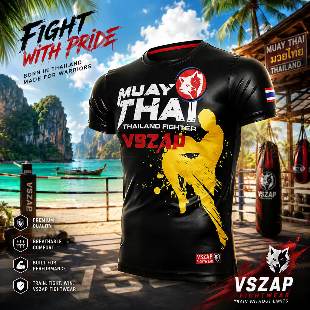 Fashion Muay Thai Sports T-Shirt | Lightweight, Breathable