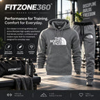 The North Face Tracksuit Set – Hooded Sweatshirt & Jogging Pants for Men & Women