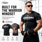 Men’s Samurai Performance Compression T-Shirt – Quick-Dry Gym, Running, MMA & Fitness Training Top