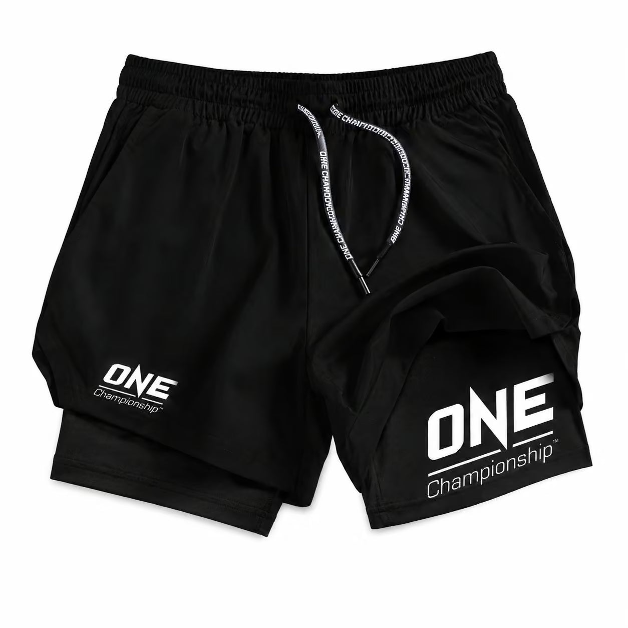 One Championship 2 Layer Compression Shorts | MMA Muay Thai Boxing
