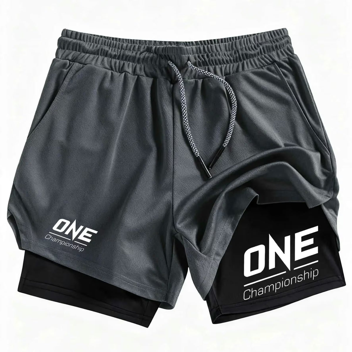 One Championship 2 Layer Compression Shorts | MMA Muay Thai Boxing
