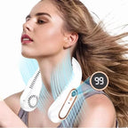 Mini Hanging Neck Fan | Portable USB Rechargeable Air Cooler with Digital Display - FitZone360