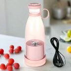 Portable USB Rechargeable Mini Blender & Fresh Fruit Juicer | Smoothie Maker for Travel, Gym & Home | FitZone360