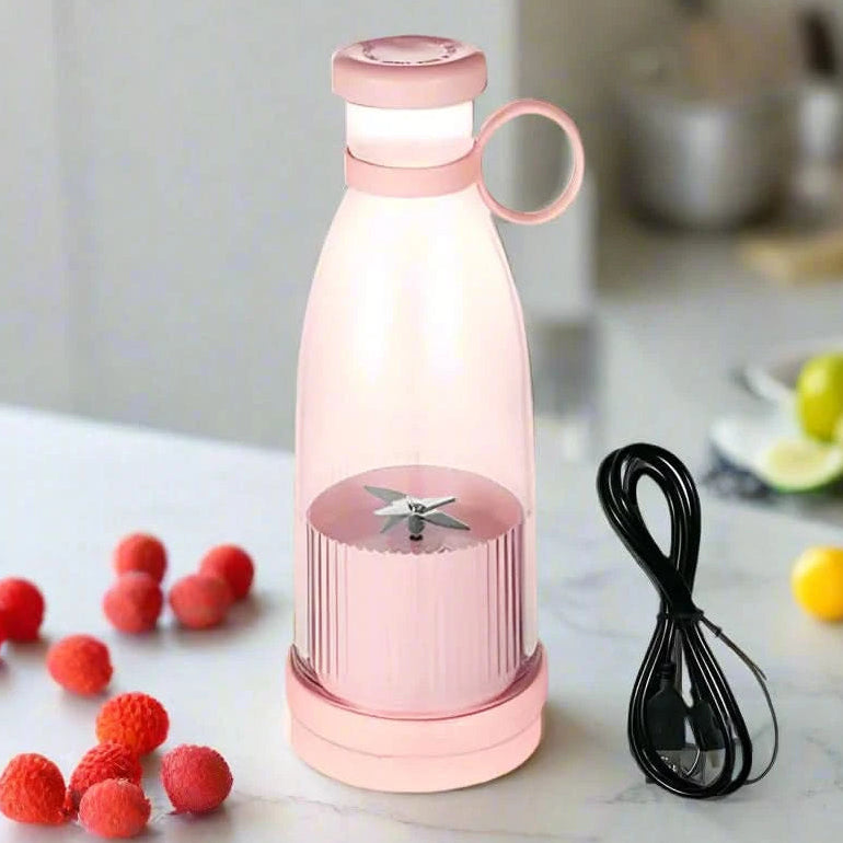 Portable USB Rechargeable Mixer & Fresh Fruit Juicer | Perfect for Smoothies & Juices - FitZone360