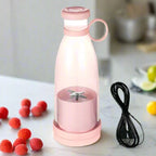 Portable USB Rechargeable Mixer & Fresh Fruit Juicer | Perfect for Smoothies & Juices - FitZone360