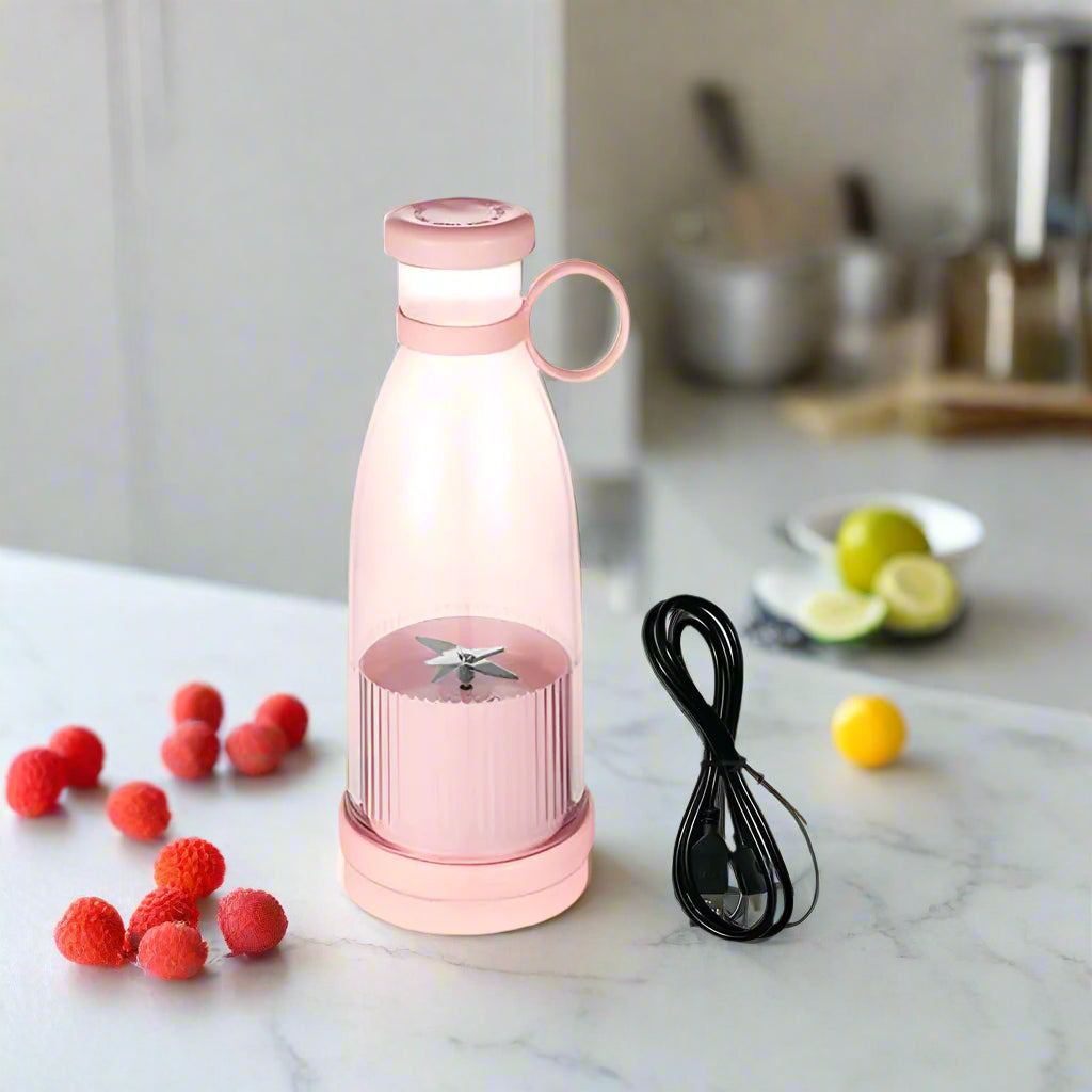 Portable USB Rechargeable Mixer & Fresh Fruit Juicer | Perfect for Smoothies & Juices - FitZone360