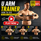 video man training U arm trainer from fitzone360 ltd