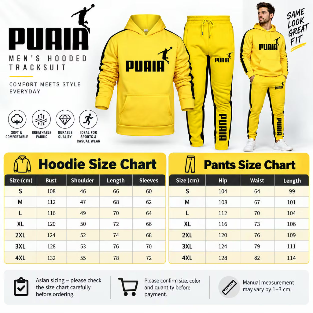 Men’s & Women’s Hooded Tracksuit Set – Gym, Boxing & Casual Sportswear