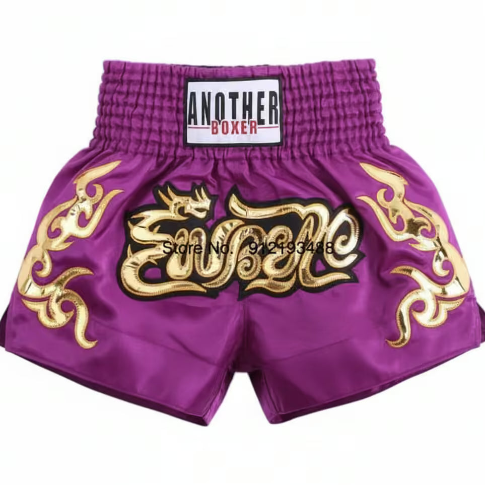 Another Boxer Red Muay Thai Shorts | Thai Boxing Training Shorts