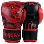 Red Dragon Style Boxing Gloves 10oz–14oz | MMA Muay Thai Training Gloves