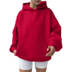 Trendy Solid Color Sports Hoodies | Fleece Sweatshirts for Men & Women | Couple Pullover for Spring & Autumn - FitZone360