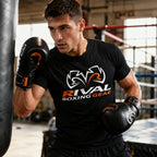 Rival Boxing Style Men’s Training T-Shirt – Combat Sports Gym Tee
