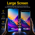 16 Pro Max 7.3" HD 5G Smartphone | Global Android 14 Mobile Phone with Dual SIM, 8000mAh Battery, Unlocked 4G/5G Cellphone