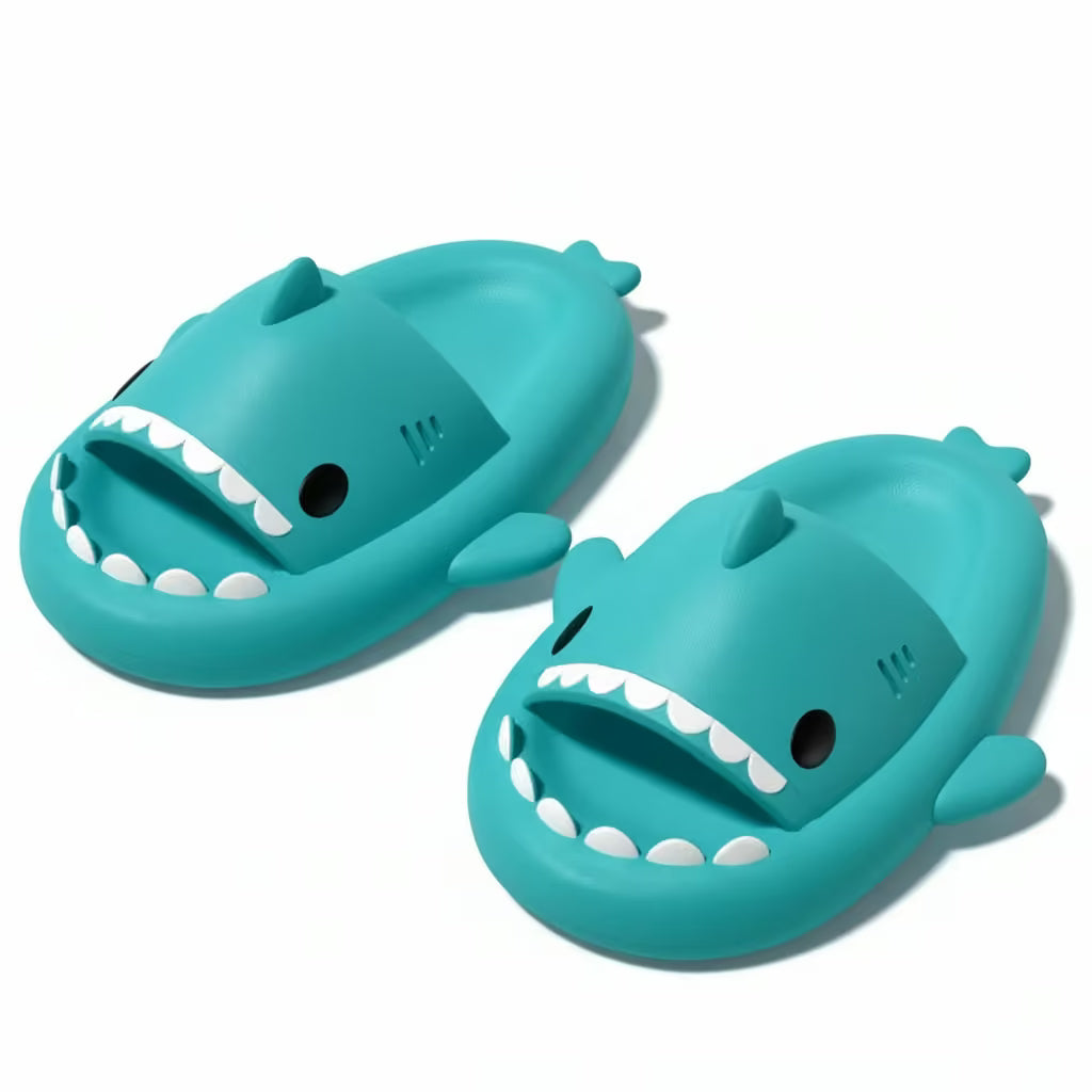 🦈 Shark Summer Slippers | Ultra-Soft Comfort with Non-Slip Grip & Elevated Sole