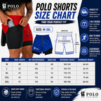 POLO Double Layer 2-in-1 Fitness Shorts - FitZone360