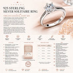 925 Sterling Silver | Classic Solitaire Ring