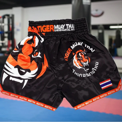 Tiger Muay Thai Boxing Shorts | Authentic Thai Training & Fight Shorts - FitZone360