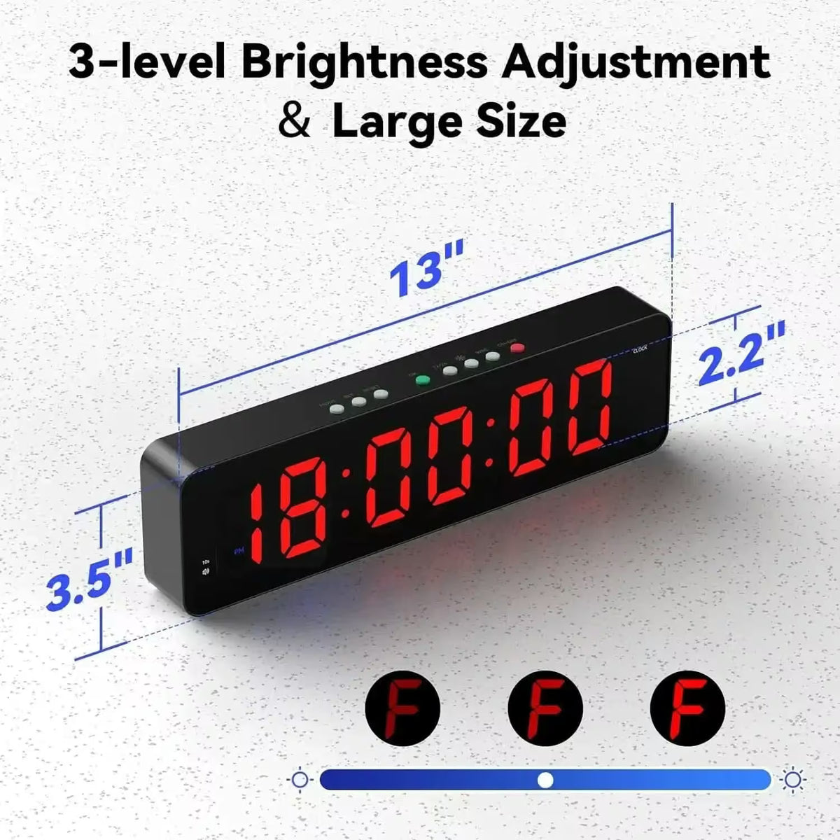 LED Digital Boxing Timer | Round Interval Workout Clock for Boxing, MMA, Muay Thai & Fitness
