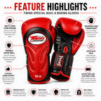 Twins Special Boxing Gloves BGVL-6 | Premium Muay Thai & Boxing Training Gloves