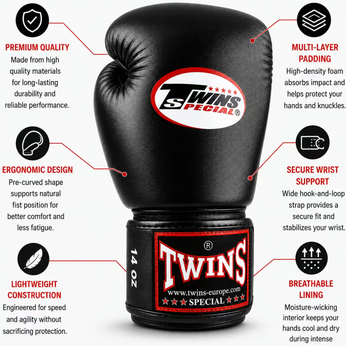 Twins Special Boxing Gloves | BGVL3