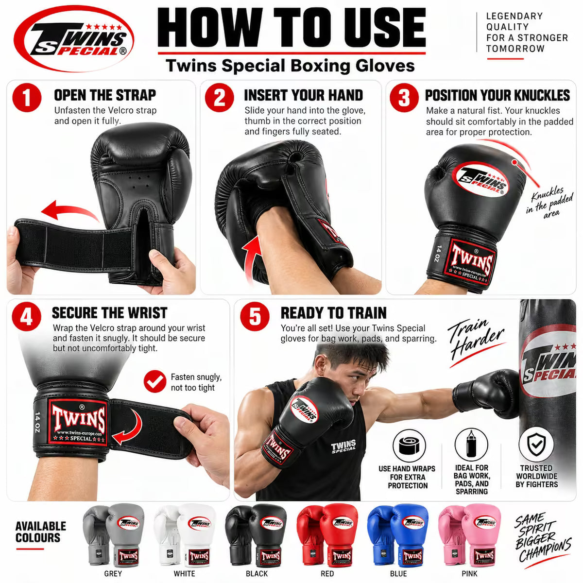 Twins Special Boxing Gloves | BGVL3