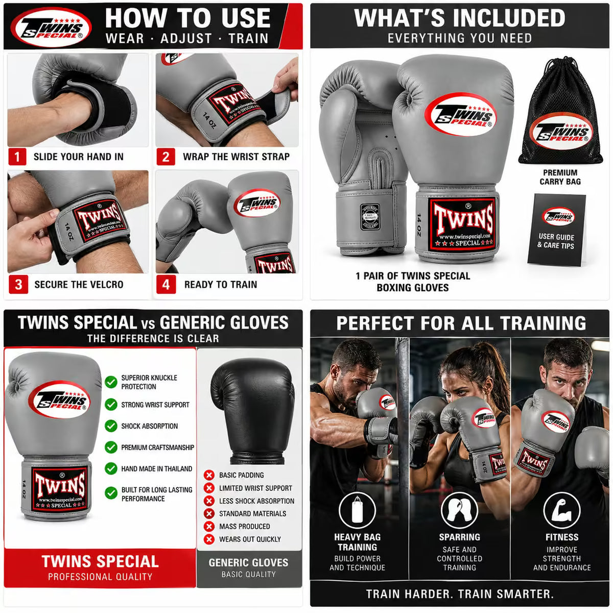 Twins Special Boxing Gloves | BGVL3