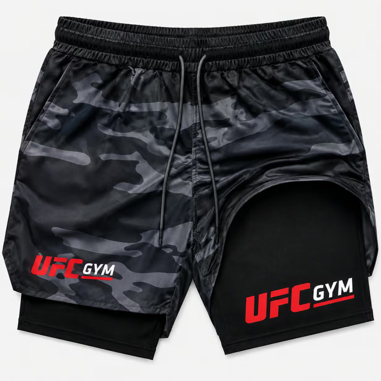 2-Layer MMA Compression Shorts | Muay Thai & Gym Training | SLIM Fit