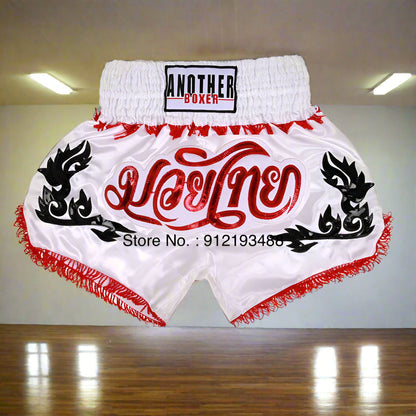 🥊 Premium Muay Thai Boxing Shorts | Lightweight, Durable & Fighter-Approved 🔥 - FitZone360