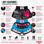 YOKKAO Design Muay Thai Boxing Shorts | Thai Kickboxing K1 Training Fight Shorts