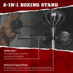 Freestanding Reflex Punch Ball | 360° Spinning Boxing Trainer for Home & Gym Workouts - FitZone360