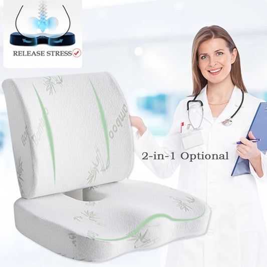 Health Care Memory Foam Seat Cushion with Slow Rebound,